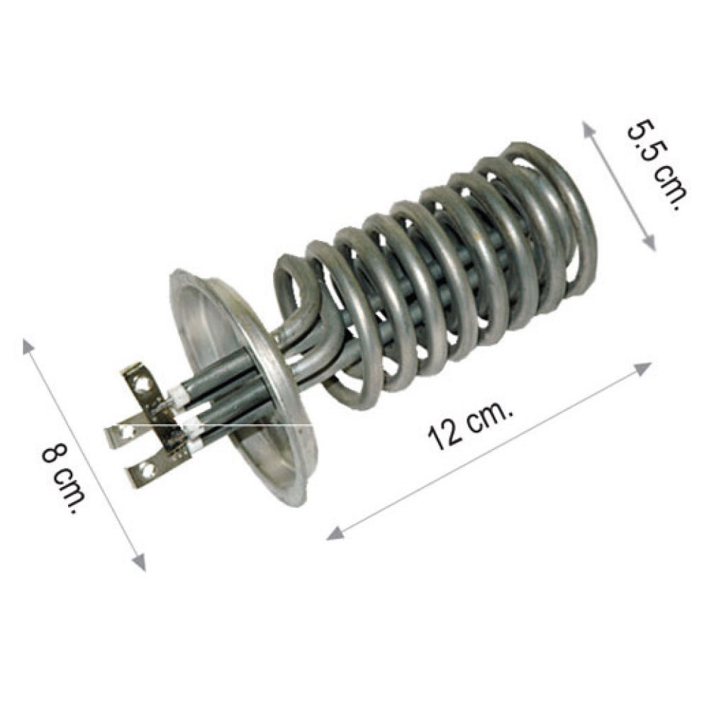 İhlas Tipi Şofben Rezistansı 7500W / 220V / 6.5 Ø