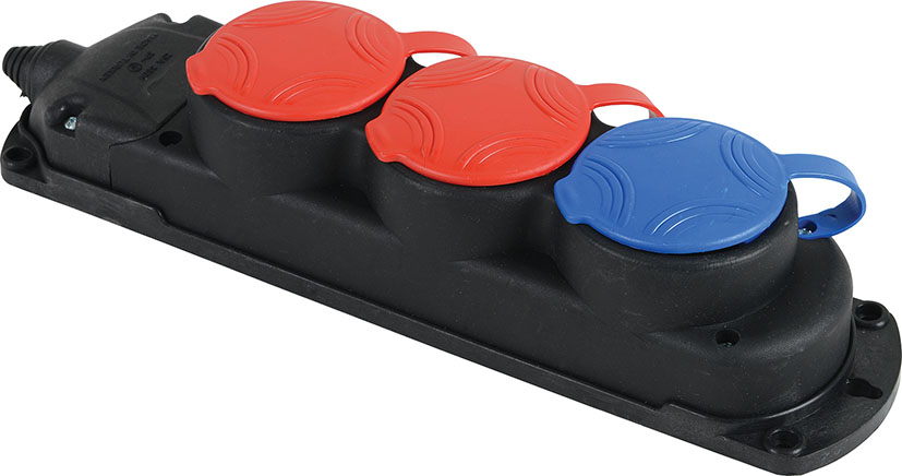 2 TRİFAZE 1 MONOFAZE 3 LÜ GRUP PRİZ