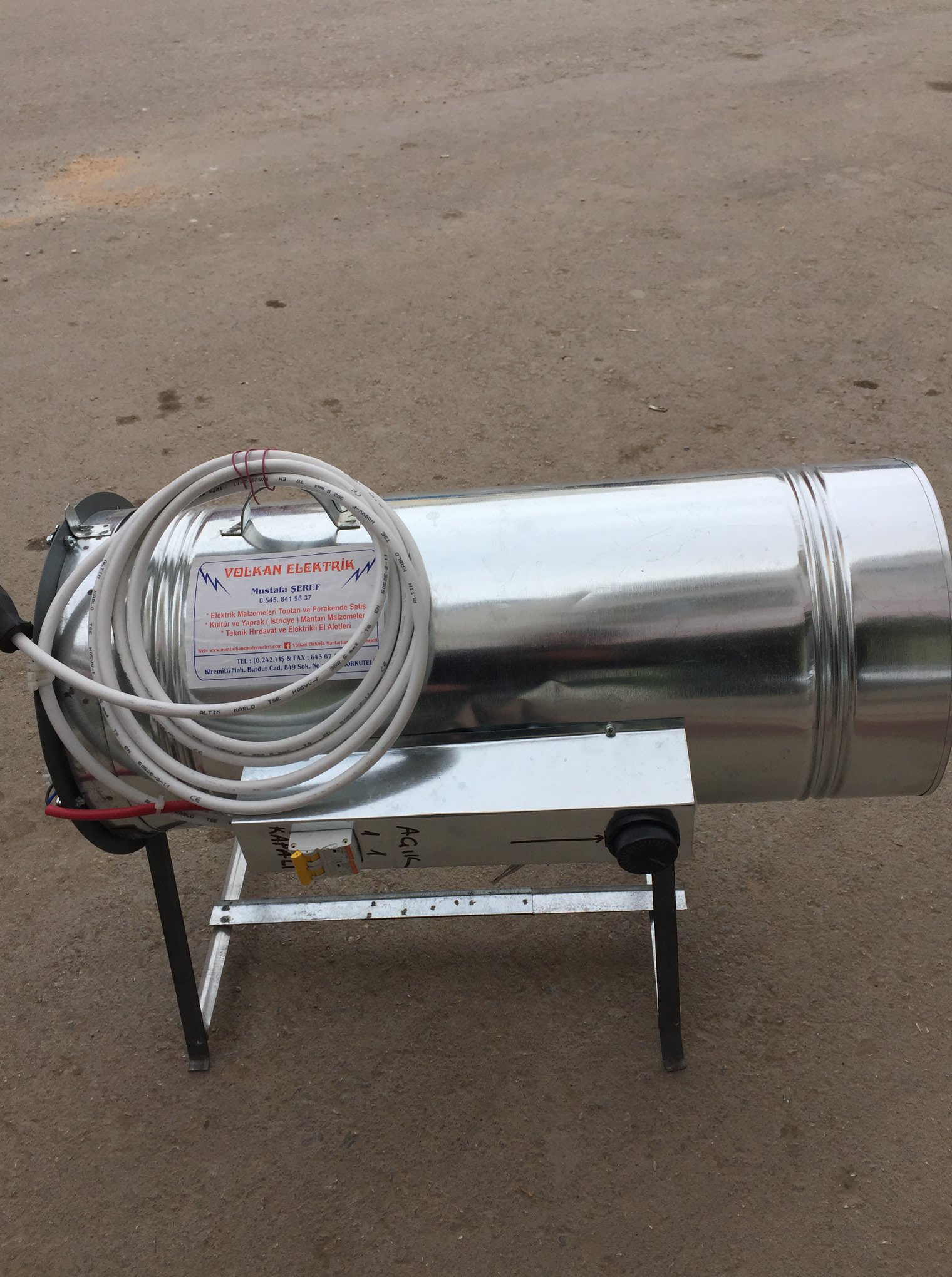 REZİSTANSLI AYAYKLI ISITICI