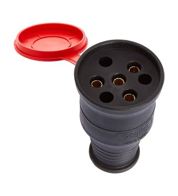 KAUÇUK TRİFAZE DİŞİ FİŞ